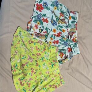 Floral Women's Skirt Set - Multicolor